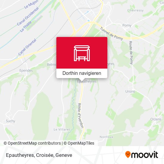 Epautheyres, Croisée Karte