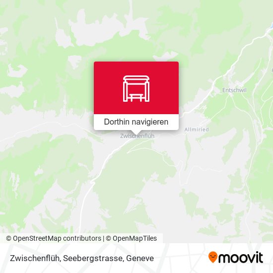Zwischenflüh, Seebergstrasse Karte