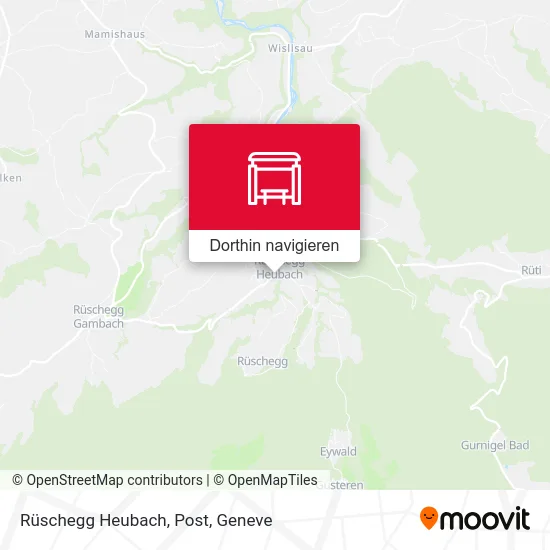 Rüschegg Heubach, Post Karte