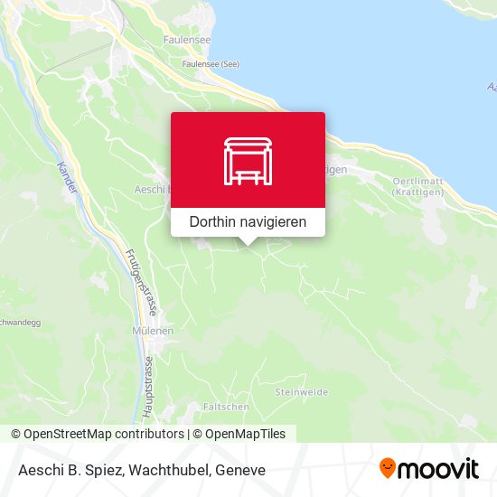 Aeschi B. Spiez, Wachthubel Karte