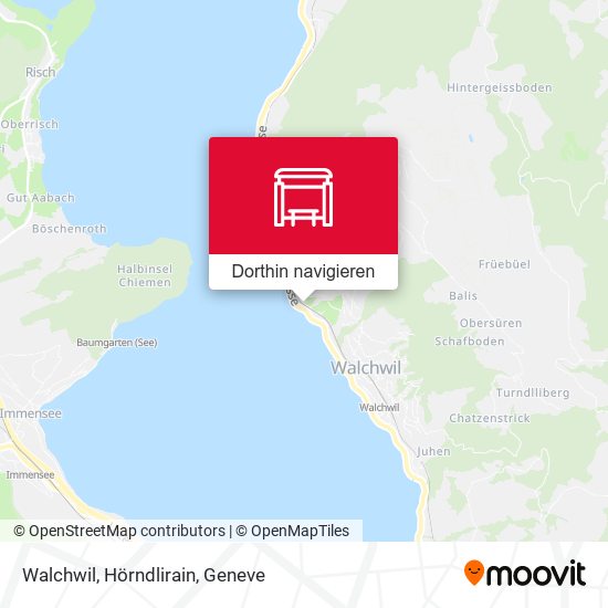 Walchwil, Hörndlirain Karte