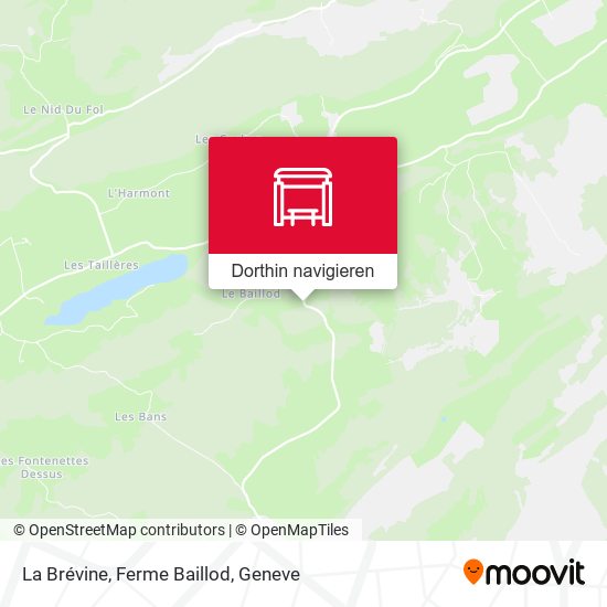 La Brévine, Ferme Baillod Karte