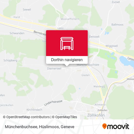 Münchenbuchsee, Hüslimoos Karte