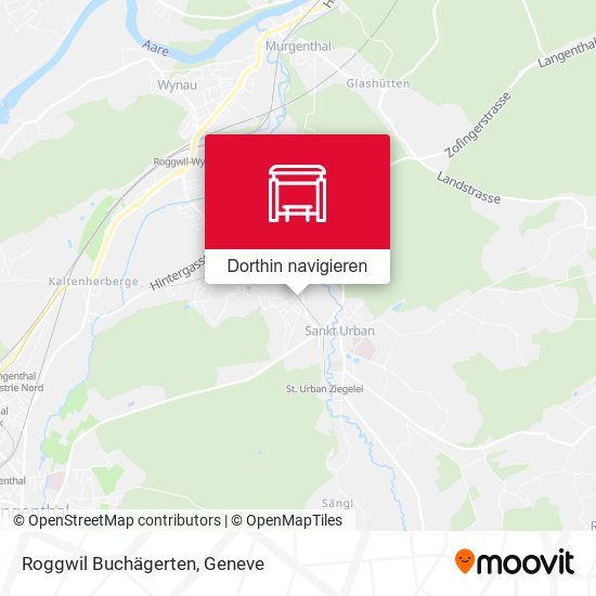 Roggwil Buchägerten Karte