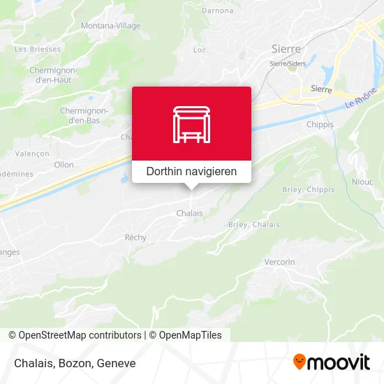 Chalais, Bozon Karte