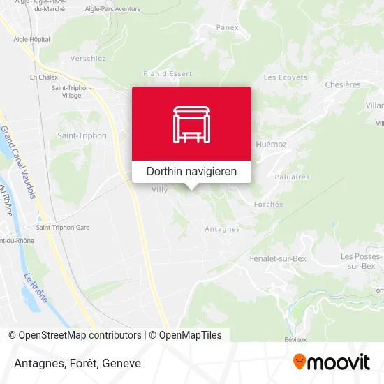 Antagnes, Forêt Karte