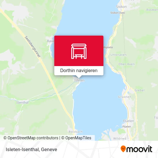 Isleten-Isenthal Karte