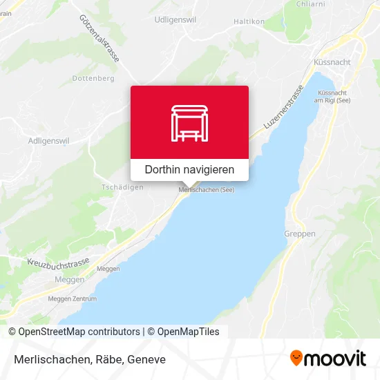 Merlischachen, Räbe Karte