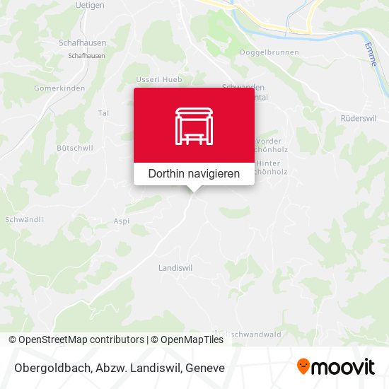 Obergoldbach, Abzw. Landiswil Karte