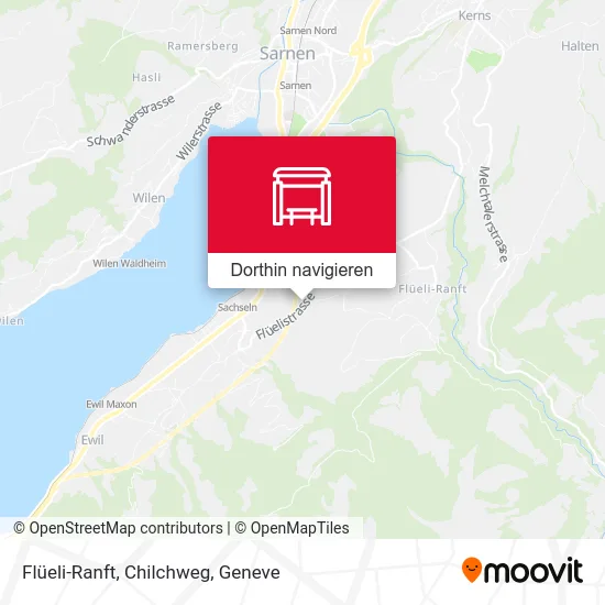 Flüeli-Ranft, Chilchweg Karte
