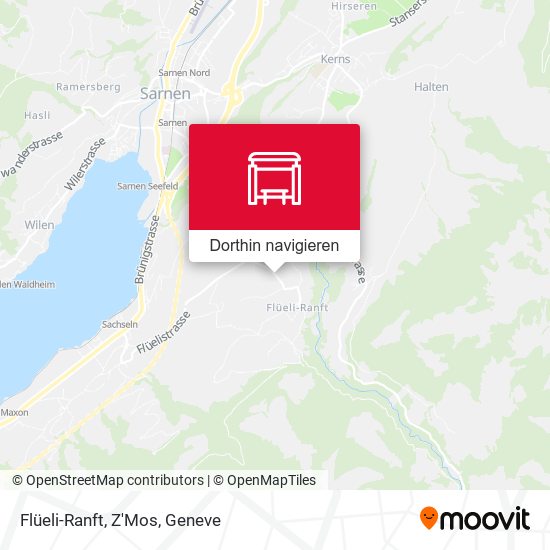 Flüeli-Ranft, Z'Mos Karte