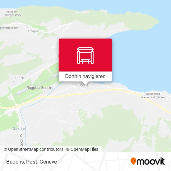 Buochs, Post Karte