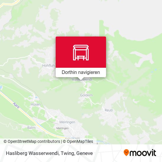 Hasliberg Wasserwendi, Twing Karte