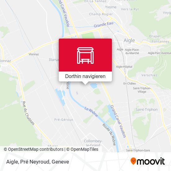 Aigle, Pré Neyroud Karte