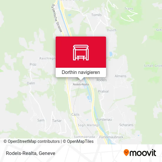 Rodels-Realta Karte