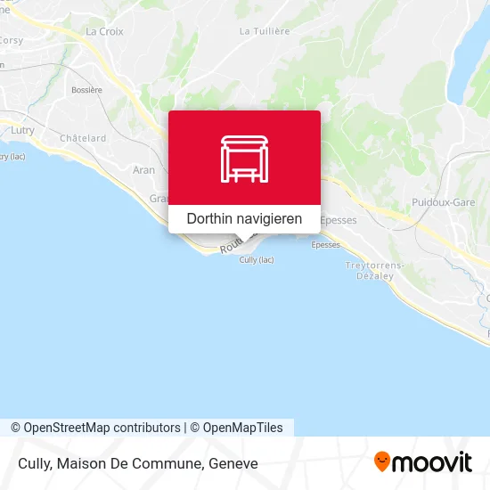 Cully, Maison De Commune Karte