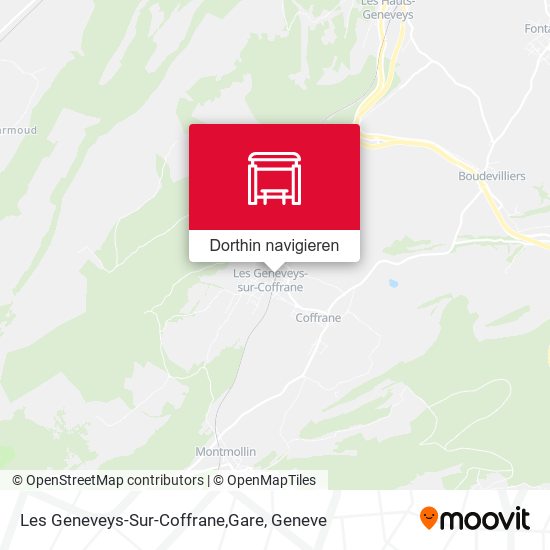 Les Geneveys-Sur-Coffrane,Gare Karte