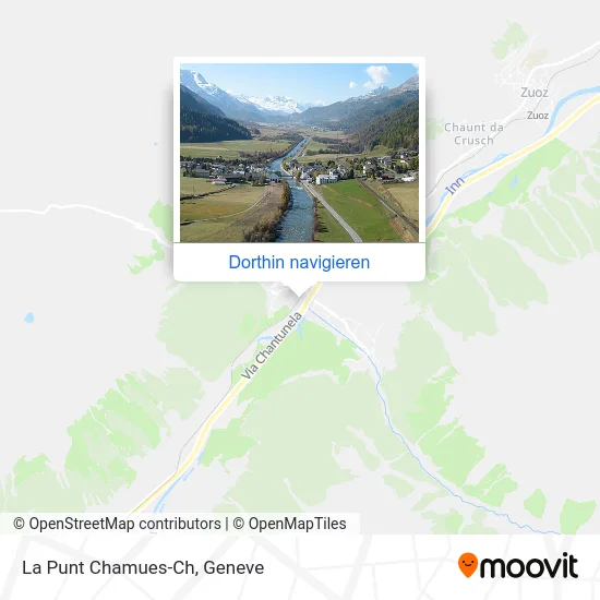 La Punt Chamues-Ch Karte