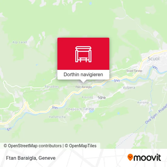 Ftan Baraigla Karte