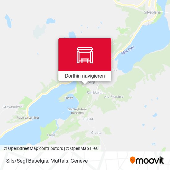 Sils/Segl Baselgia, Muttals Karte