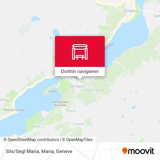 Sils/Segl Maria, Maria Karte