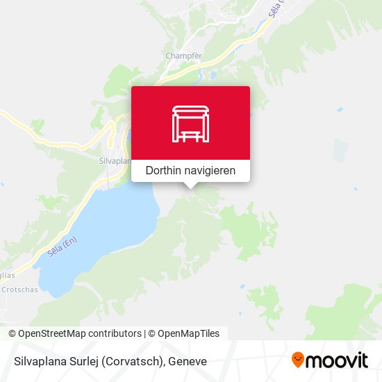 Silvaplana Surlej (Corvatsch) Karte