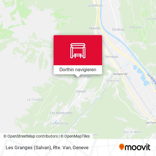 Les Granges (Salvan), Rte. Van Karte