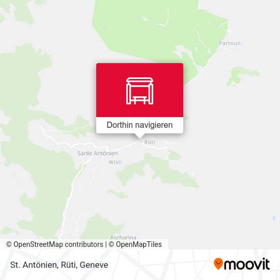 St. Antönien, Rüti Karte