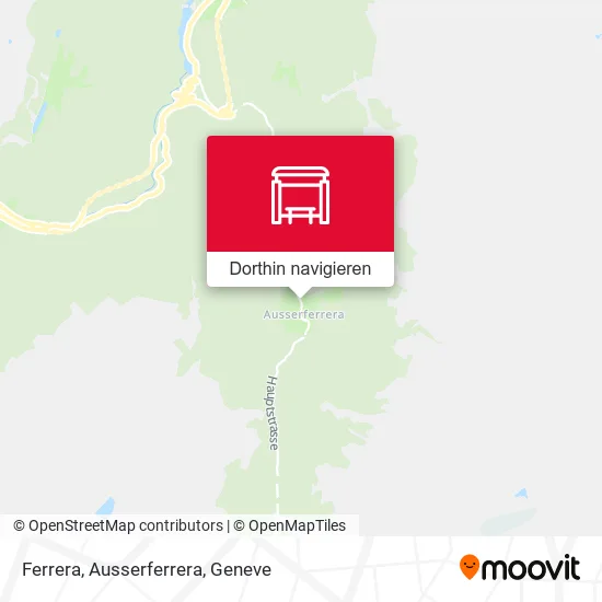 Ferrera, Ausserferrera Karte