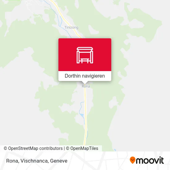 Rona, Vischnanca Karte