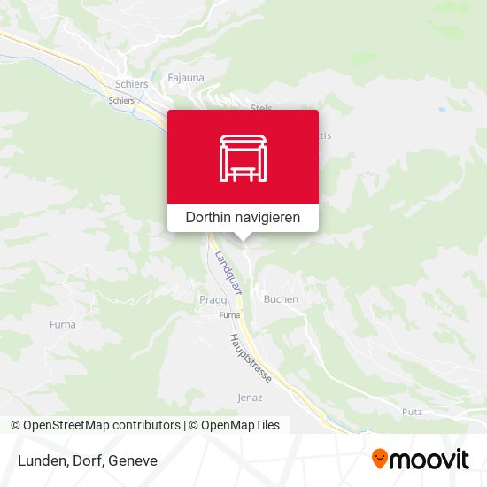 Lunden, Dorf Karte