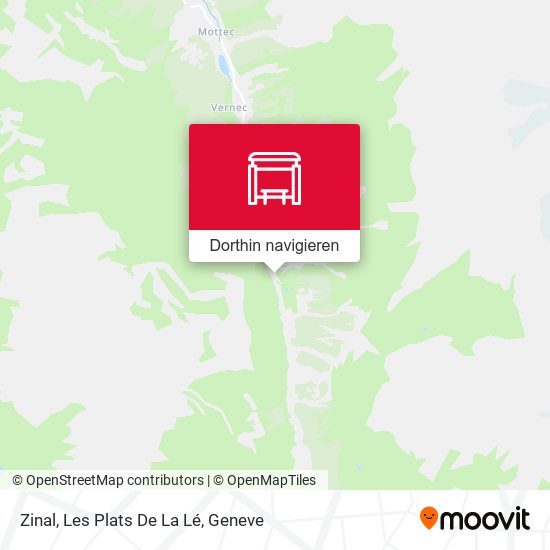 Zinal, Les Plats De La Lé Karte