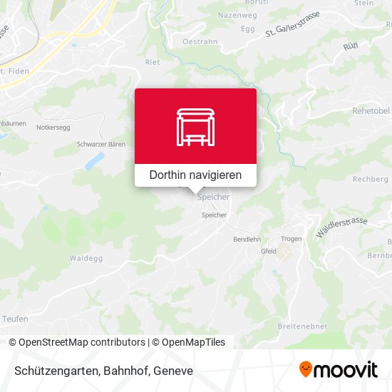 Schützengarten, Bahnhof Karte