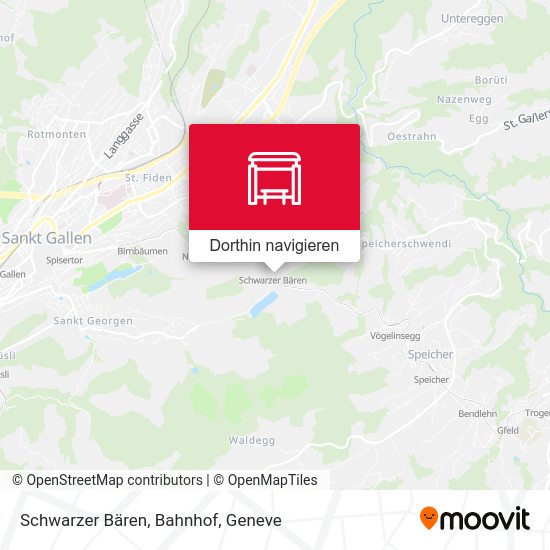 Schwarzer Bären, Bahnhof Karte