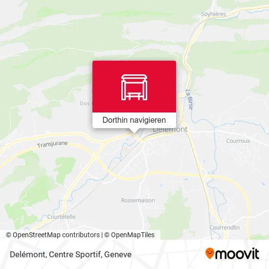 Delémont, Centre Sportif Karte