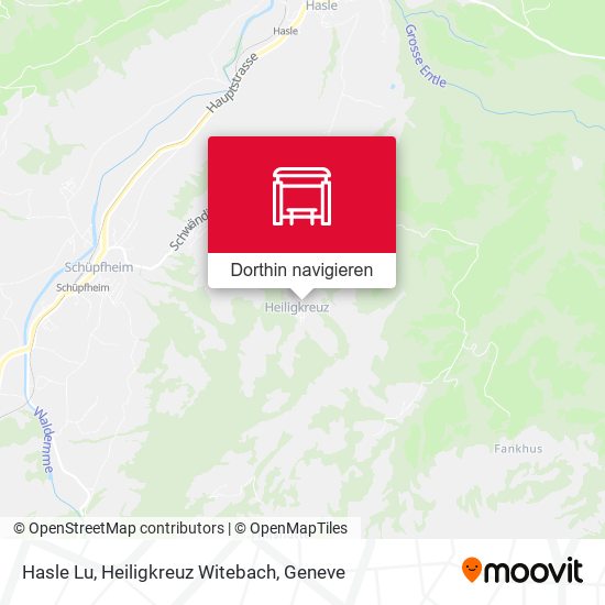 Hasle Lu, Heiligkreuz Witebach Karte