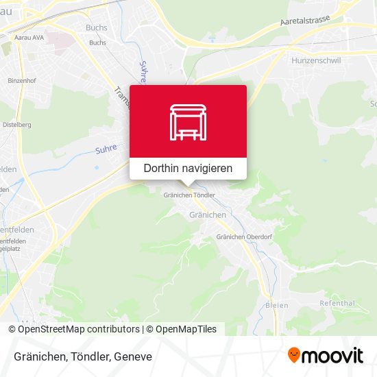 Gränichen, Töndler Karte