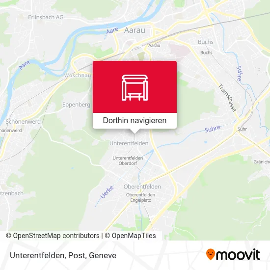 Unterentfelden, Post Karte