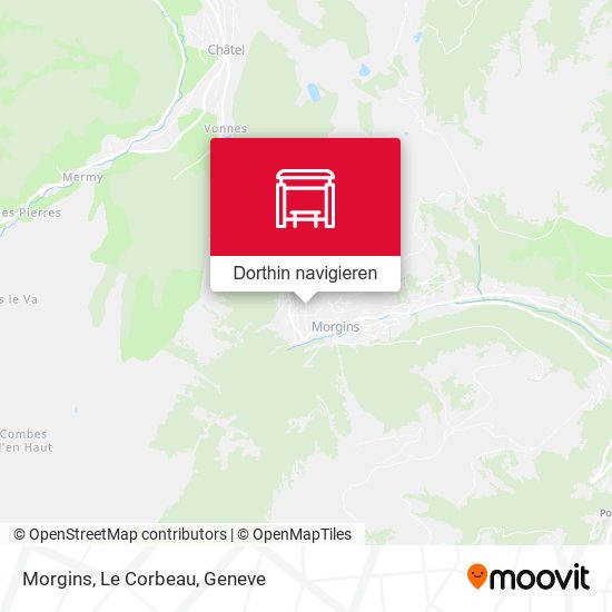 Morgins, Le Corbeau Karte