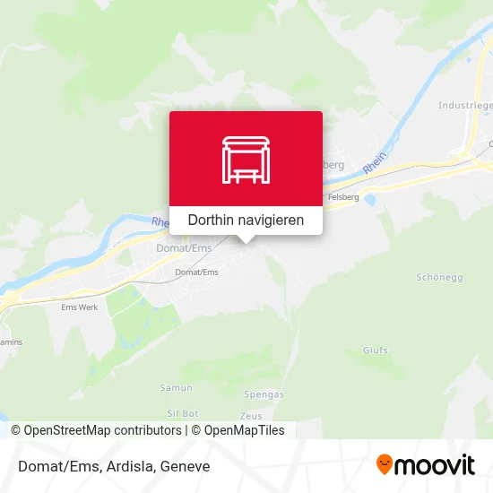 Domat/Ems, Ardisla Karte