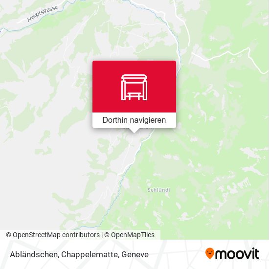 Abländschen, Chappelematte Karte