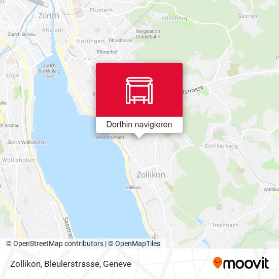 Zollikon, Bleulerstrasse Karte