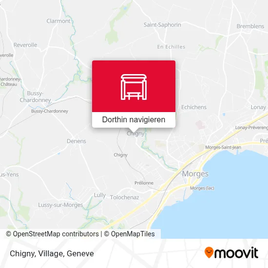 Chigny, Village Karte