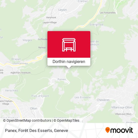 Panex, Forêt Des Esserts Karte