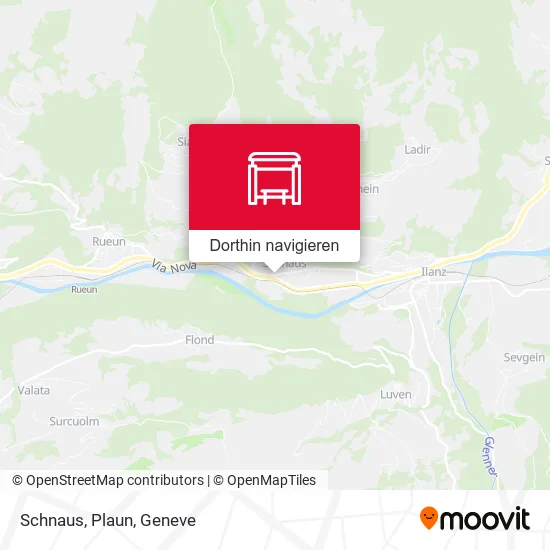 Schnaus, Plaun Karte