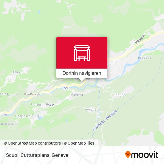 Scuol, Cuttüraplana Karte