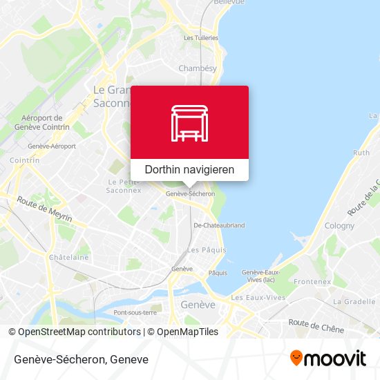 Genève-Sécheron Karte