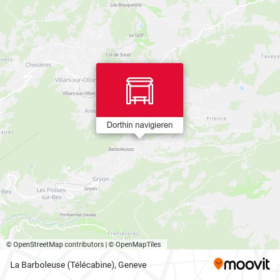 La Barboleuse (Télécabine) Karte