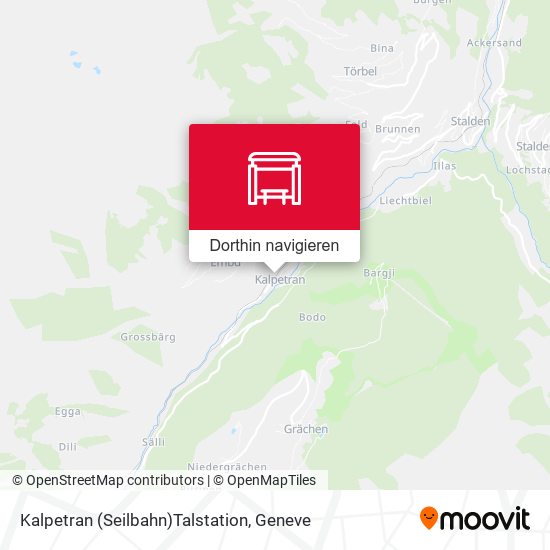 Kalpetran (Seilbahn)Talstation Karte