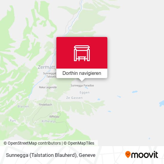 Sunnegga (Talstation Blauherd) Karte